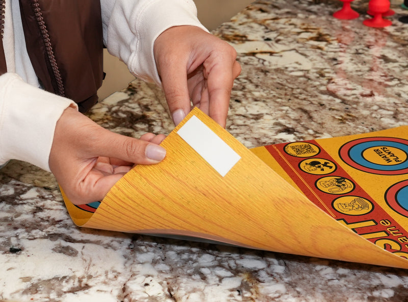 Peel. Stick. Play. Repeat.