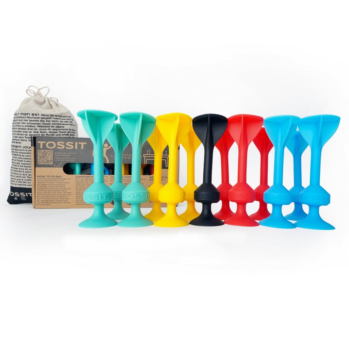 TOSSIT Sticky Darts Family Pack (4 Player Game) - Tossit USA