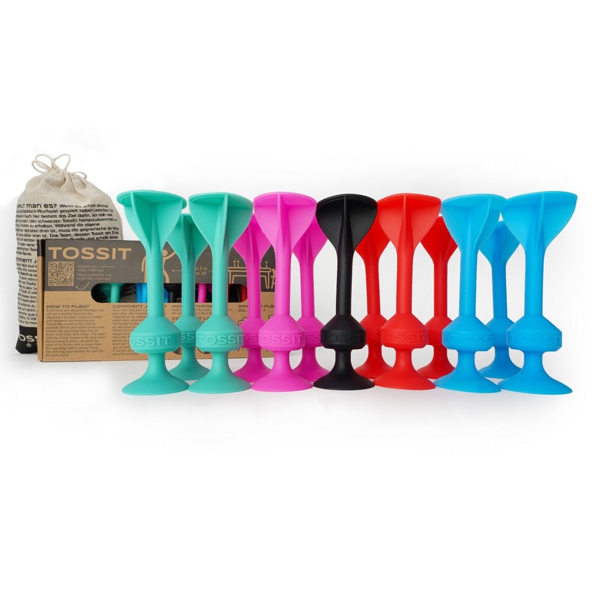 TOSSIT Sticky Darts Family Pack (4 Player Game) - Tossit USA