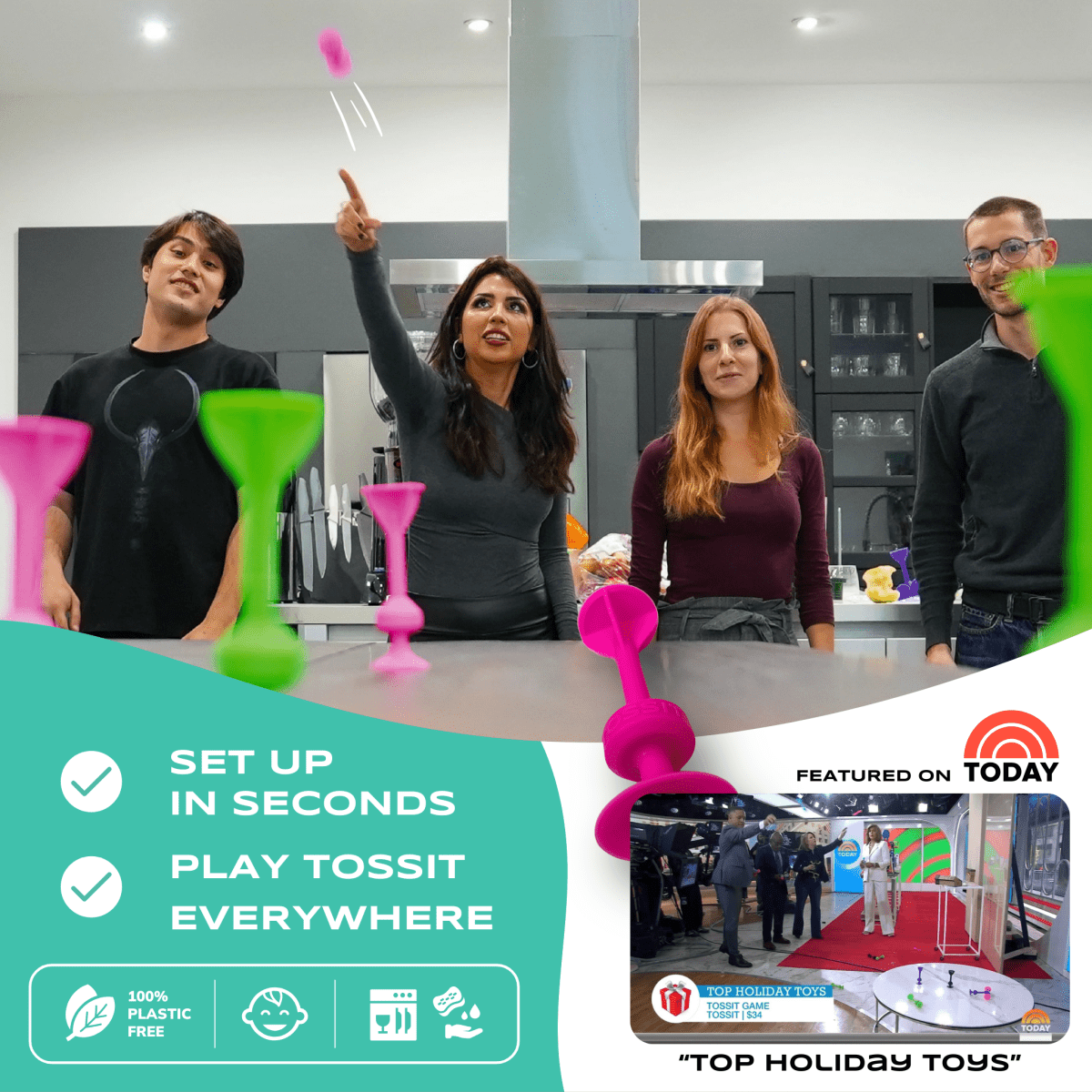 TOSSIT Sticky Darts Classic Starter Pack (2 Player Game) - Tossit USA