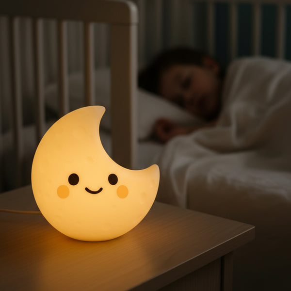 Luna Moon Soft Huggable Night Light for Kids