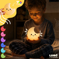 Luna Moon Soft Huggable Night Light for Kids