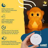 Luna Moon Soft Huggable Night Light for Kids