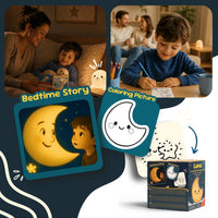 Luna Moon Soft Huggable Night Light for Kids