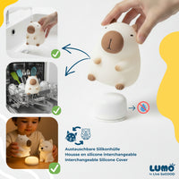 Luna Moon Soft Huggable Night Light for Kids