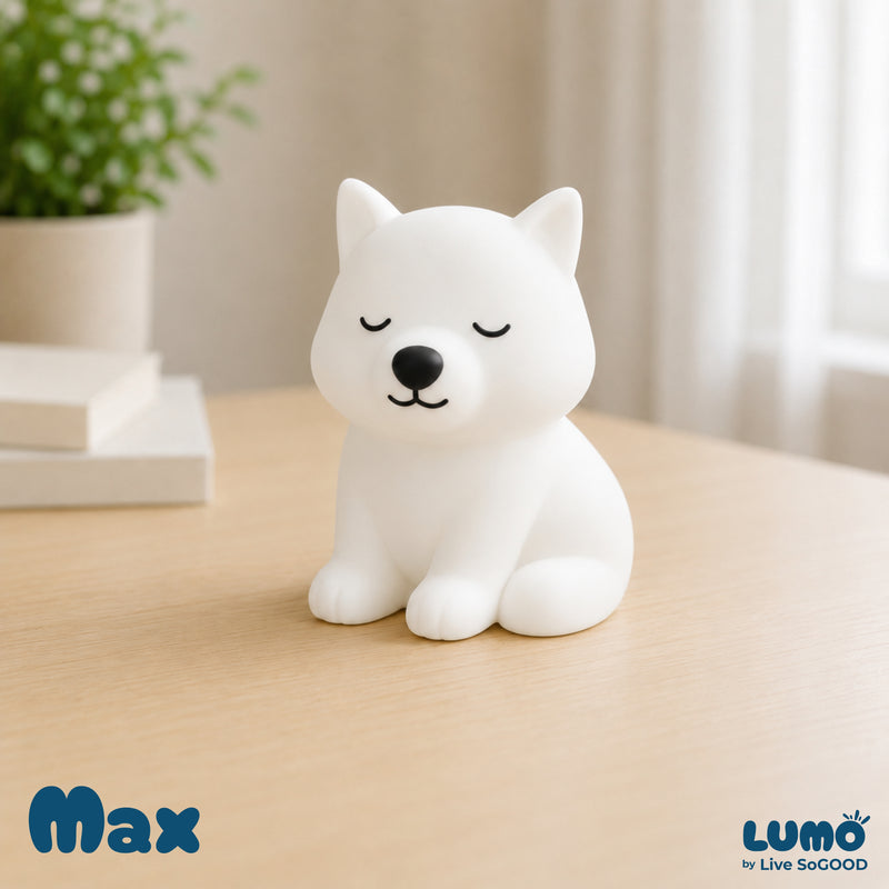 Max Puppy Soft Huggable Night Light for Kids