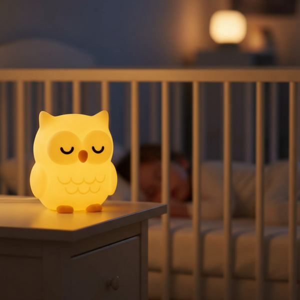 Owlin Owl Soft Huggable Night Light for Kids