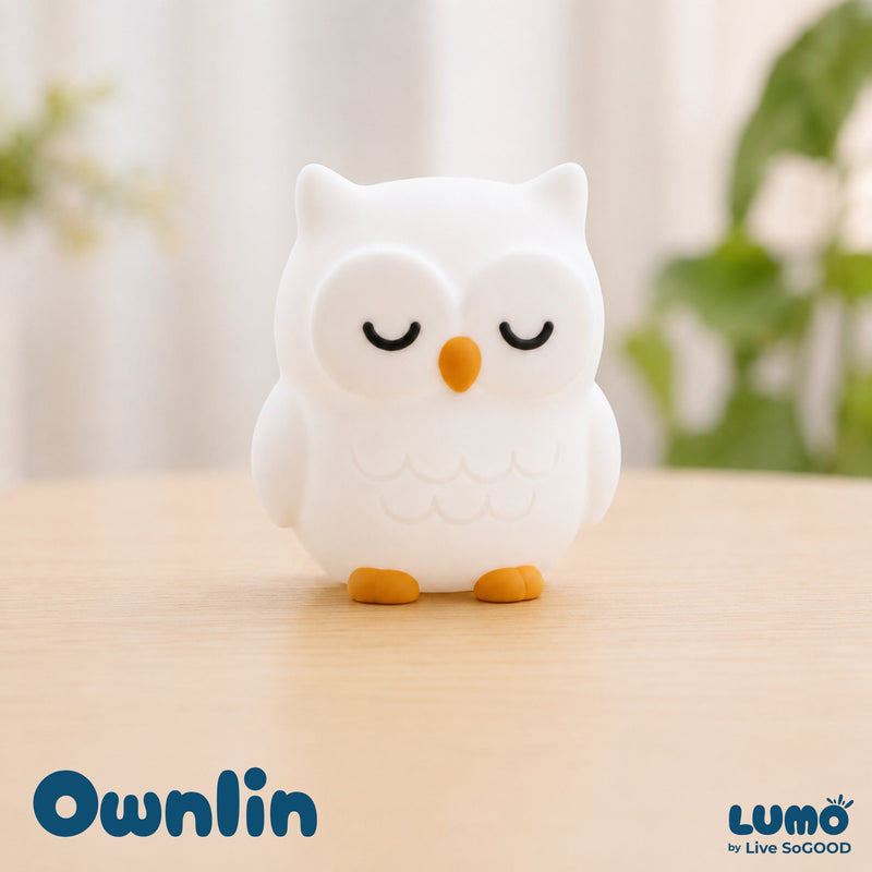 Owlin Owl Soft Huggable Night Light for Kids