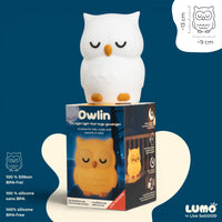 Owlin Owl Soft Huggable Night Light for Kids
