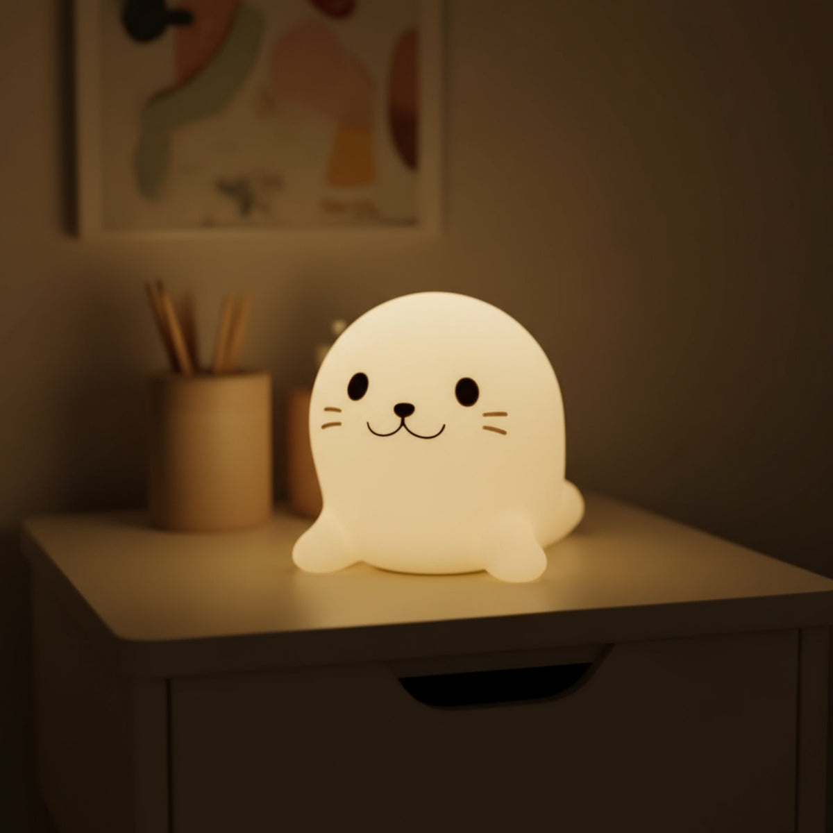 Sally Seal Soft Huggable Night Light for Kids