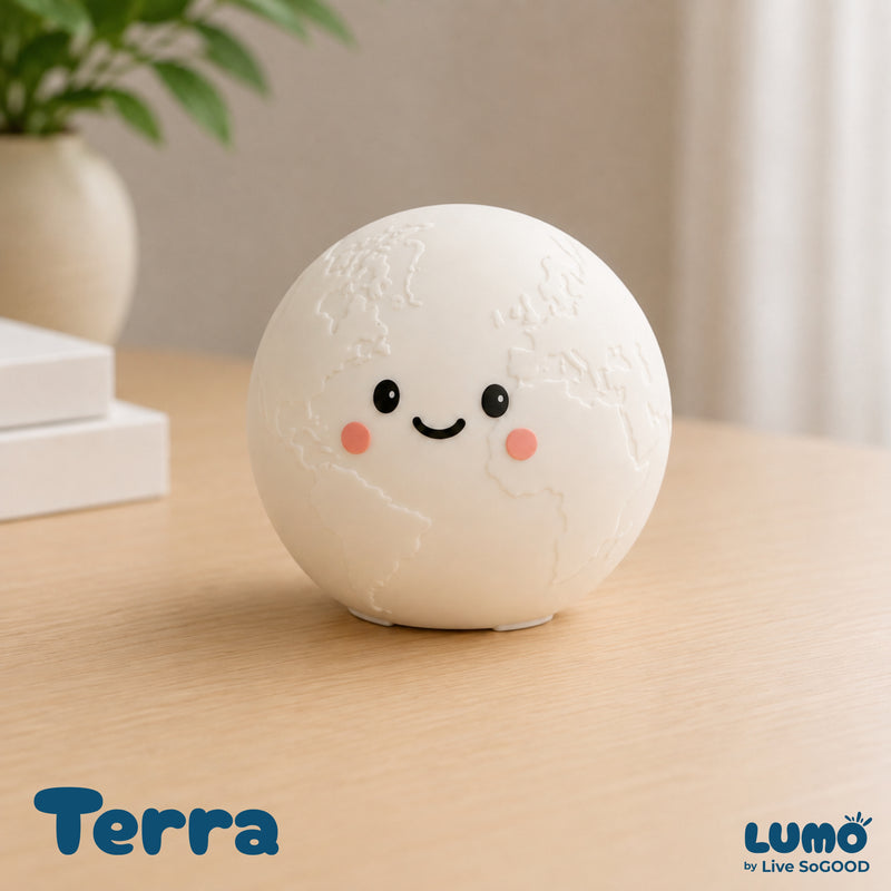 Terra Planet Soft Huggable Night Light for Kids