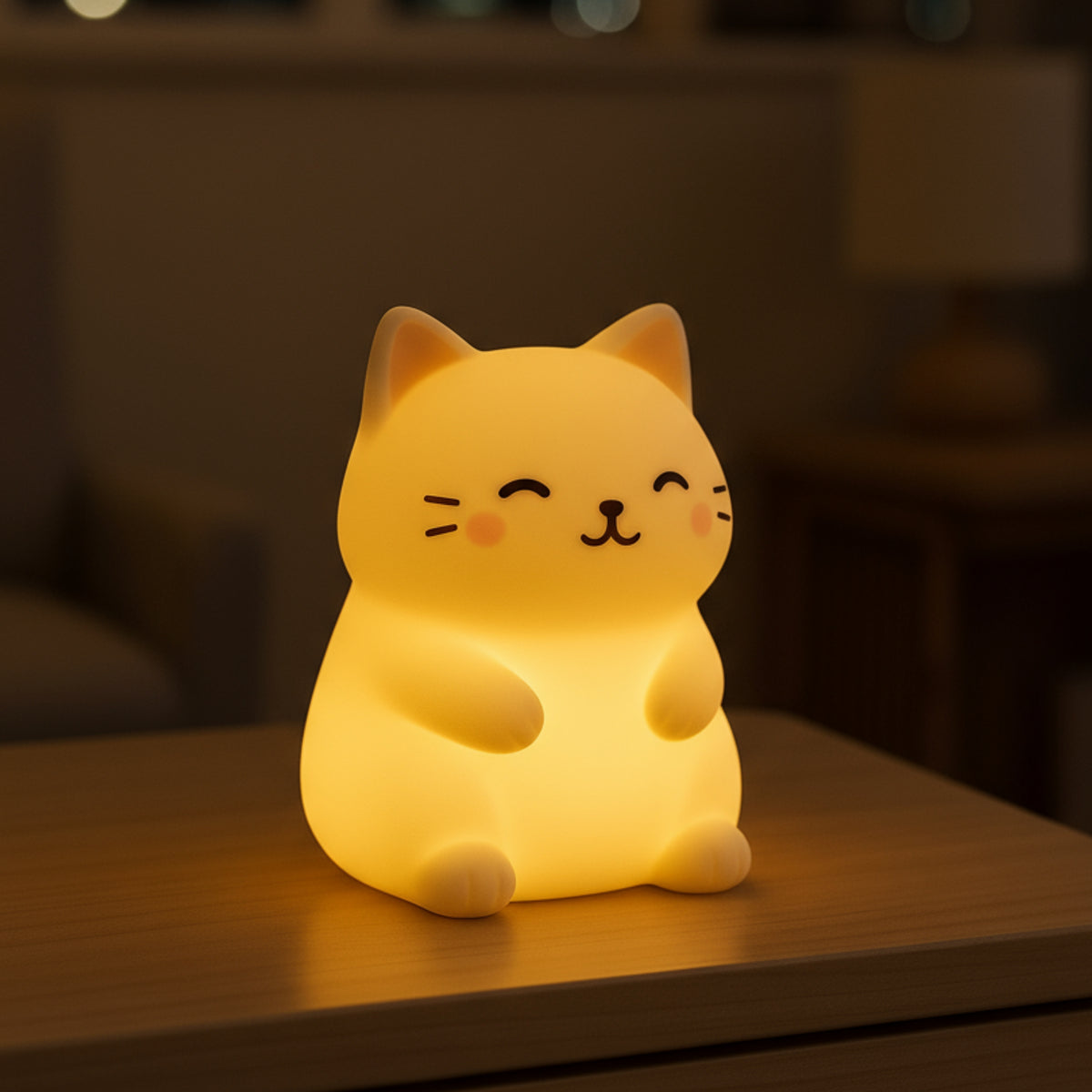 Tom Cat Soft Huggable Night Light for Kids