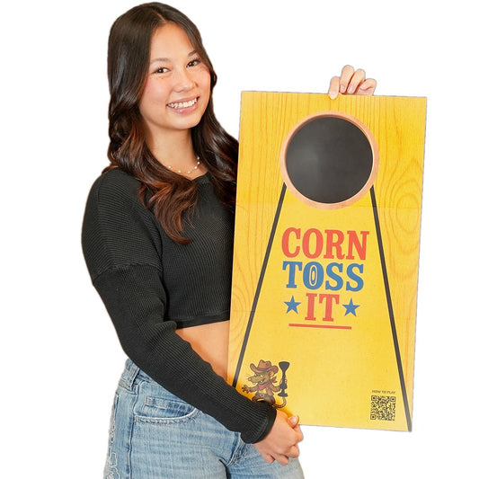 Cornhole & Chore Game Tossit Poster (Double - Sided) - Tossit USA